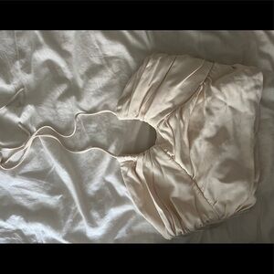 Cream Zara Halter Top